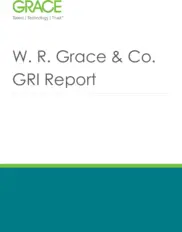 W. R. Grace and Company