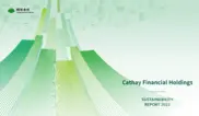 Cathay Financial Holding Co. Ltd.