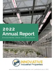 Innovative Industrial Properties Inc