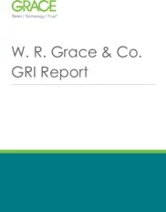 W. R. Grace and Company