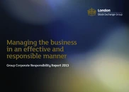 London Stock Exchange Group PLC
